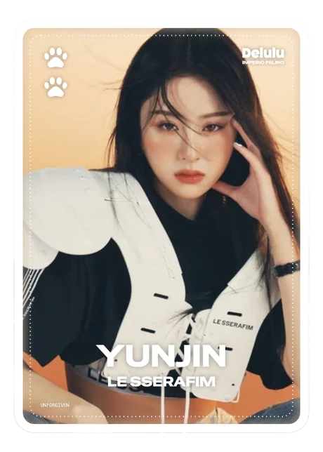 Ejemplo de photocard de 2 patitas
